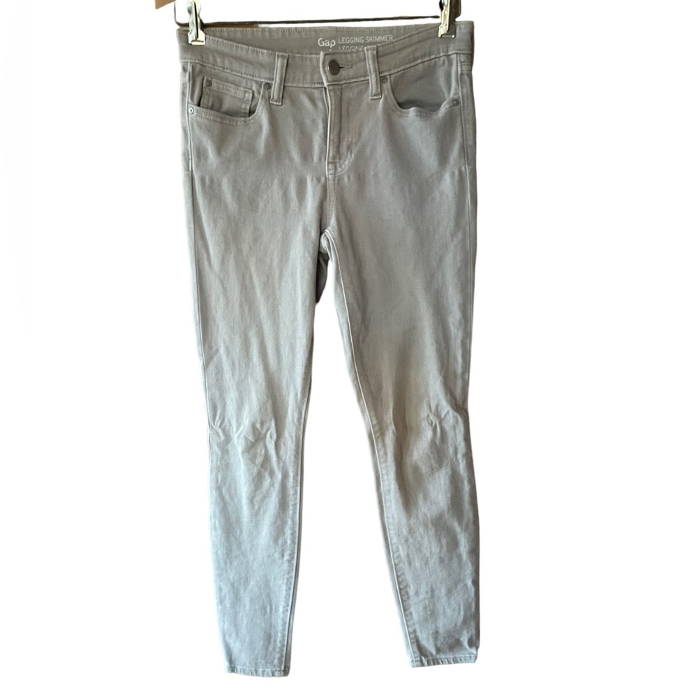 Gap Legging‎ Skimmer Light Gray Jeans